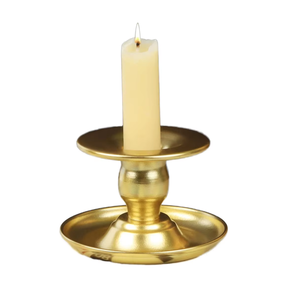 Gold Metal <b>Candle</b> Holders Pillar <b>Taper</b> <b>Candles</b> Decorative <b>Candle</b> Stands for Wedding Dining Home Decor - Product Image 1