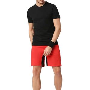 <b>Men's</b> <b>Red</b> Board <b>Shorts</b> With Side Stripe Elastic Waist Quick Dry Casual <b>Short</b> <b>Shorts</b> Mid Length Spandex Polyester Knitted - Product Image 2
