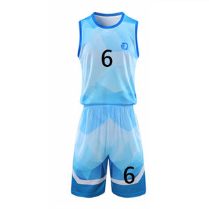 Nuevo Diseño de Uniforme de Baloncesto Estampado, Último Diseño de Uniforme Deportivo Personalizado, Uniforme de Baloncesto 100% Poliéster - Product Image 1
