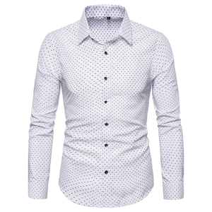 New Design 100% Cotton Long Sleeve MensDress <b>Shirts</b> - Product Image 6