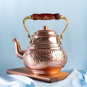 Tetera de Cobre Clásica Premium para Hervir Agua, Té y Café, Apta para Estufa, Hogar, Hotel, Restaurante - Product Image 2