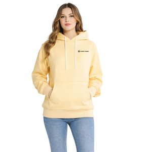 Sweat à capuche pour chiens et propriétaires, ensemble assorti, confortable et élégant, couleur crème. - Product Image 3