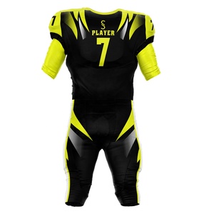 Football américain Uniforme de football américain à impression par sublimation personnalisé pour les jeunes Uniforme de football américain à sublimation personnalisée - Product Image 4