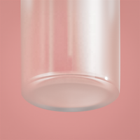 INNORHINO Bouteille de rouleau de parfum en verre rechargeable avec bouchon en cristal pour huiles essentielles | Roll On or rose 10ml