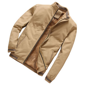 Heavyweight Bomber Jacket Zip Up Winter <b>Coat</b> for Men Casual Streetwear Outerwear USA Retail Brands Wholesale Apparel Factory New - Product Image 2