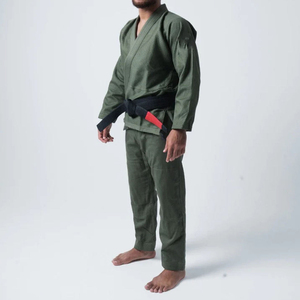 ชุดยิวยิตสู Bjj Gi น้ำหนักเบา สำหรับผู้ชาย ผู้หญิง และผู้ใหญ่ พร้อมเข็มขัดสีขาว ผ้าฝ้ายยืด 240 กรัม 100% - Product Image 5