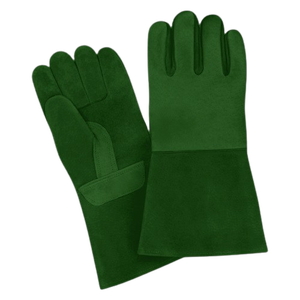 Gants de soudage robustes en cuir pleine fleur et croûte de cuir, protection durable des mains avec caractéristiques ignifuges et anti-coupures - Product Image 2