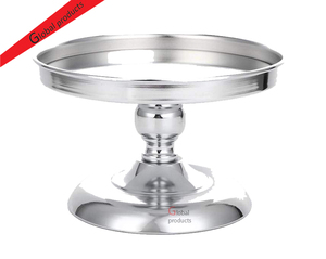 Soporte para pasteles de boda y fiestas, de metal con acabado plateado, más vendido, para hoteles, restaurantes y bares. - Product Image 1