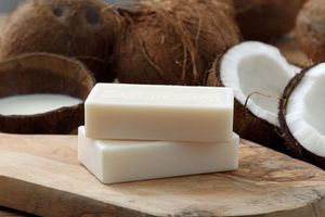Premium Coconut Oil <b>Soap</b> Bar | 100% Natural Palm Oil Base Organic Bath <b>Soap</b> for All Skin Types - Product Image 5