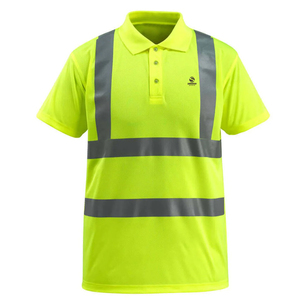 Chemises pour hommes 100 % coton, tricotées unies, imprimées par sublimation intégrale, haute visibilité, respirantes, pour vêtements de travail personnalisés - Product Image 1
