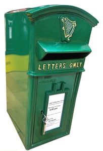 Buzón de Metal Vintage Verde Independiente con Cerradura de Latón, Resistente al Óxido, Acabado con Recubrimiento en Polvo, Acceso Frontal Solo para Cartas - Product Image 2