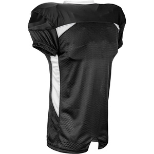Maillot de football américain pour homme, violet et or, col en V, manches courtes, en mesh respirant, coupe athlétique, couleur unie, vêtement de sport - Product Image 6