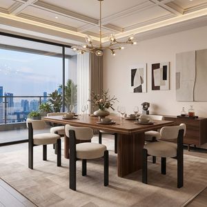 Silla de Comedor Moderna y Lujosa Tapizada en Terciopelo con Estructura de Madera Maciza, Silla con Respaldo para Restaurante, Hotel, Sala de Estar - Product Image 4