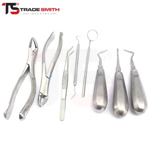 ชุดคีมถอนฟัน TSI Complete Dental Extraction Forceps Kit ทำจากเหล็กกล้าไร้สนิมแบบใช้ซ้ำได้ สำหรับการถอนฟันและการทำทันตกรรมคลินิก - Product Image 6