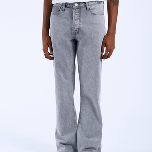 Pantalones Vaqueros Casuales Transpirables para Hombre, Estilo Vintage a Rayas, Corte Holgado, Pierna Ancha, Lavados, Estilo Hip Hop Urbano - Product Image 5