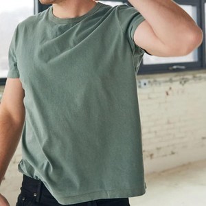 Camiseta informal de algodón de primera calidad hecha a medida para hombre, ligera y transpirable, de corte holgado, estilo streetwear. - Product Image 2