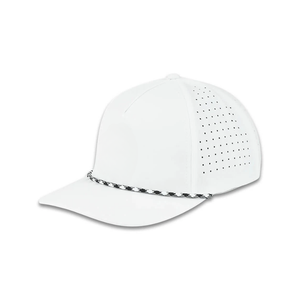 Gorra de Golf de 5 Paneles con Logotipo Personalizado, Diseño de Lona con Cuerda Frontal y Orificios Cortados con Láser, para Ciclismo, Béisbol y Deportes al Aire Libre, OEM, ODM, Venta al Por Mayor - Product Image 2