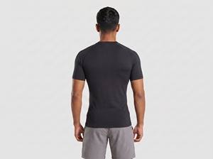 T-shirt de compression personnalisé pour homme, manches courtes, gym, fitness, ajusté, vêtements de sport, séchage rapide, haut de sport - Product Image 3
