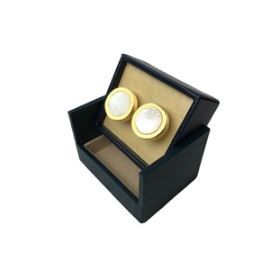 Hộp Khuy Măng Sét Nam Khuy Măng Sét Có Logo Tùy Chỉnh Áo Sơ Mi Tuxedo Khuy Măng Sét Liên Kết Tux Đóng Gói - Product Image 1