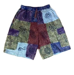 Summer Fashion XL Size Cotton <b>Canvas</b> Flare Pajama Pants Loose Fit Elastic Waist Closure Comfortable Breathable Hip Garment Dyed - Product Image 1