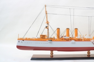 Modelo de Velero de Madera Hecho a Mano SMS EMDEN, Personalizado, Antiguo, Artístico, Coleccionable, Temática Oceánica, Decoración de Mesa Independiente, Ho Chi Minh - Product Image 6