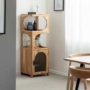 Estante de madera de acacia Vandana Ultra Zentrix Column 1 Emyr - Product Image 1