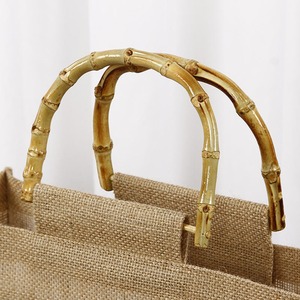 Stylish Jute Tote <b>Bag</b> with Two Open Straps and Spacious Compartments for <b>Work</b> and Daily Essentials - Product Image 3