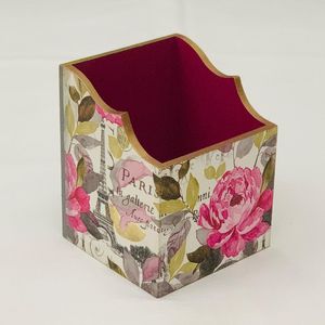 High Quality Customized Carton Paper Box with Embossed & <b>Matt</b> Laminated UV Coating Printed Pencil & Pen Holder Handcrafted Lid - Product Image 1