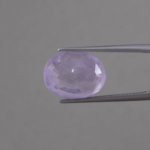 Zafiro Rosa Natural de Forma Ovalada, Gema Suelta de 9.78 Quilates, Corte Brillante 15x11.5MM, Tallado y Pulido a Mano, Encerado/Aceitado, IGI - Product Image 3