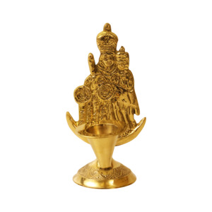 Candelabro de Latón de la Virgen María para Sala de Oración, Decoración del Hogar, Altar de Iglesia y Regalos Religiosos - Product Image 3