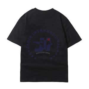 Venta al por mayor de camisetas de manga corta informales para hombre logotipo personalizado impresión 3D algodón transpirable Puff estampado camiseta de media manga para hombres - Product Image 2