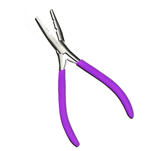 Pinzas Profesionales de Acero Inoxidable para Extensiones de Cabello, Reutilizables, para Instalación y Remoción, Equipo de Salón de Belleza - Product Image 1