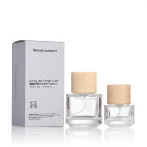 Flacon de parfum en bois écologique de luxe, flacon en verre, emballage de parfum durable pour cadeaux d'affaires, fabricant en gros - Product Image 2