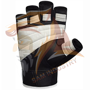 High Quality Neoprene Sports <b>Weight</b> Lifting <b>Gloves</b> Anti-slip Padded Half Fingers Gym Training <b>Gloves</b> For Sale - Product Image 2