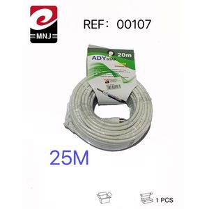 25-Meter <b>Accessory</b> for Cable TV Management Flexible Male and Female Design - Product Image 1