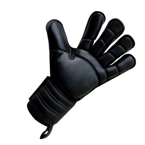 Gants de gardien de but de football à forte adhérence avec protection des doigts en noir - Product Image 5