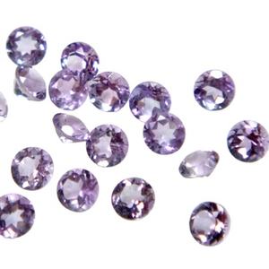 Color púrpura amatista corte facetado buena calidad Natural suelta piedra preciosa joyería Material redondo brillante en forma de piedra natal - Product Image 3