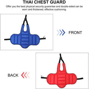 Protector Reversible para Pecho y Abdomen para Karate, Taekwondo, Boxeo, Muay Thai, MMA, Equipo de Protección para Hombres y Mujeres - Product Image 4