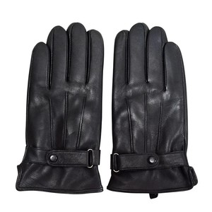 Wholesale Fashion Winter Thermal Outdoor Sheepskin Leather Touch Screen <b>Driving</b> <b>Gloves</b> for Men Windproof Premium - Product Image 3
