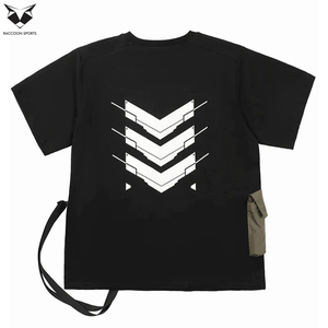 เสื้อยืดเทคแวร์คุณภาพสูง ปี 2026 ระบายอากาศได้ดี แห้งเร็ว เป็นมิตรกับสิ่งแวดล้อม ทรงปกติ มีกระเป๋าอเนกประสงค์ สไตล์สตรีทแวร์ สำหรับผู้ชาย - Product Image 4