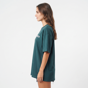 cc Women's Oversized Crew Neck Cotton <b>T</b> <b>Shirt</b> Loose Fit Solid Color Short Sleeve Custom Logo Summer For Women's - Product Image 4