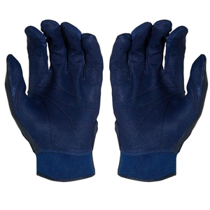 New <b>Baseball</b> <b>Gloves</b> Dark Blue Leather Non Slip Hook And Loop Closure Right Handed Adult All Seasons - Product Image 2