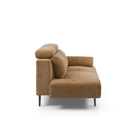 Canapé de loisirs multifonctionnel moderne Gerbrsi avec appui-tête et accoudoirs réglables, canapé-lit pivotant, design à pieds hauts pour salon