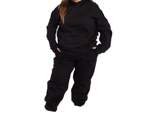 Nouvelle Collection 2026 – Survêtement de Sport Femme 2-en-1 en Polaire Respirant à Capuche et Taille Élastique, Coupe Ample, Idéal pour l'Été et le Yoga - Product Image 4