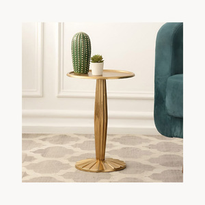 Table d'appoint en métal personnalisée moderne, élégante, nouvelle arrivée, table d'appoint en aluminium, nouveau design, meubles décoratifs pour la maison - Product Image 2