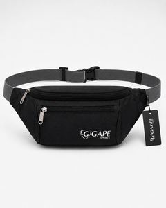Sac banane unisexe en nylon GAPE SPORTS avec fermeture éclair, noir, pour usage quotidien, différents styles, vente chaude, prix de gros - Product Image 4