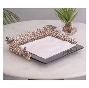 Porte-serviettes décoratif en métal de qualité supérieure pour la décoration de table, mariage, restaurant, cuisine - Product Image 1