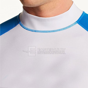 Dernier design de rashguard pour hommes, vêtements de sport, rashguard à prix avantageux, avec logo personnalisé, fabriqué au Pakistan - Product Image 4