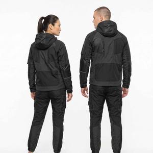 Conjunto de Chaqueta Cortavientos Personalizada para Mujer, Tejido de Poliéster con Ribete Reflectante, para Ropa Urbana y Casual de Fin de Semana - Product Image 2