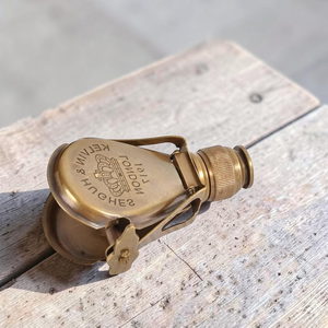 Télescope monoculaire en laiton antique, gravé Crown London, pour décoration nautique, cadeau de navigation et objet de collection - Product Image 6